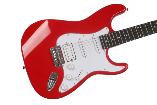 Bosstone SG-04 RD+Bag Гитара электрическая, 6 струн цвет красный фото 5