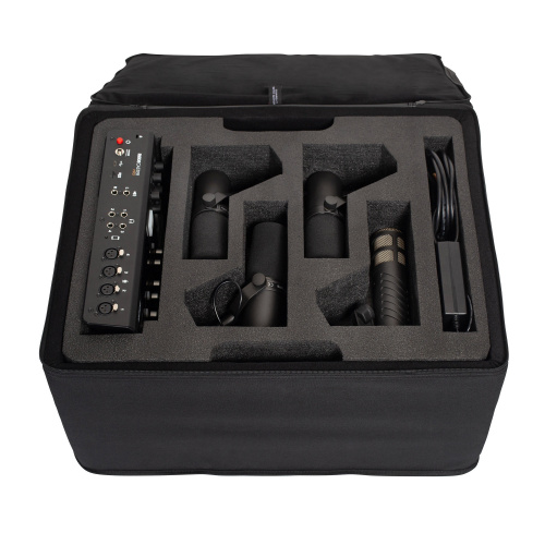 GATOR GL-RODECASTER4 сумка для микшера RODE (или подобного), четырех микрофонов и четырех наушнико фото 3