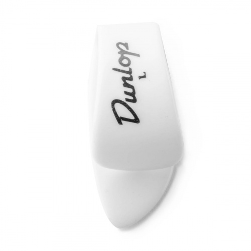 Dunlop 9003P Plastic Thumbpick White 4Pack когти на большой палец, жесткие, белые, 4 шт. фото 3