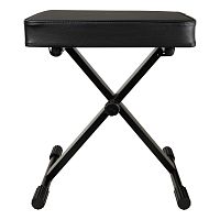 ROCKDALE Q-100 стульчик для клавишника/пианиста с регулируемой высотой от 50 до 54 см., сидушка 40x30 см, цвет черный