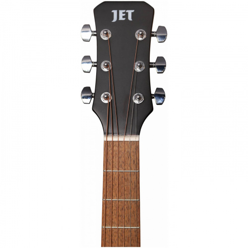 JET JD-355 OP акустическая гитара, дредноут, полностью красное дерево, цвет натуральный, open pore фото 3