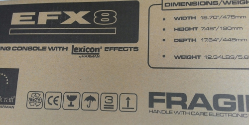Soundcraft EFX8 микшер 8 моно, 2 стерео, 2 Aux. Встроенный процессор эффектов Lexicon. 32 пресета, специальные настройки для караоке. Возможна установ фото 4