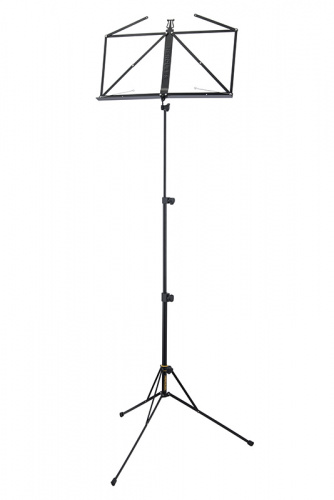 Hercules DS460BP Компактная стойка для флейты с нижним C в комплекте со складным пюпитром в чехле фото 2
