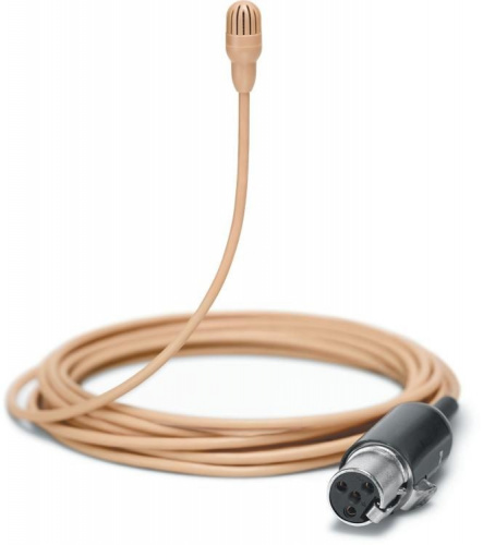 SHURE TL46T/O-MTQG Петличный всенаправленный мирофон TwinPlex, естественная передача звука, высокая чувствительность, кабель 1.6