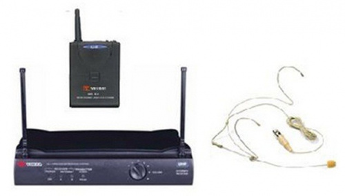 VOLTA US-1H (524.00) Микрофонная радиосистема с головным микрофоном UHF диапазона с фиксированной ч