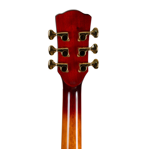 ROCKDALE Aurora D7 C Koa ASB Акустическая гитара. Форма корпуса Dreadnought с вырезом. Цвет санберст. Глянцевое покрытие. Верхняя дека из ели с ламина фото 8
