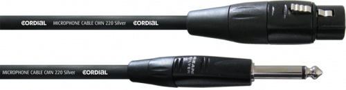 Cordial CIM 5 FP микрофонный кабель XLR female/моно джек 6,3 мм, 5,0 м, черный