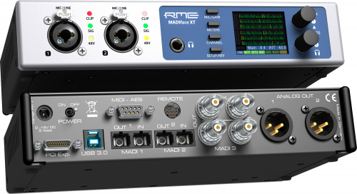 RME MADIface XT 394 канальныйl USB 3.0 или PCIe MADI аудио интерфейс
