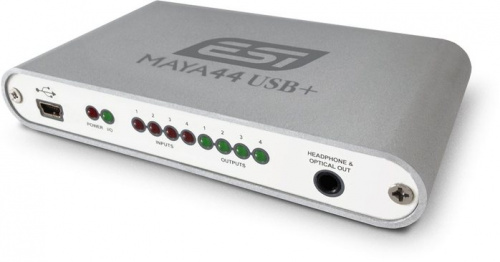 ESI MAYA44 USB+ Аудиоинтерфейс USB 4х6, аналог 4х4, наушники, S/PDIF (opt) только выходы
