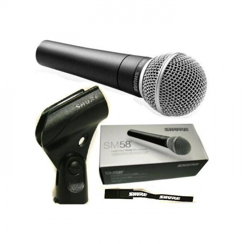 SHURE SM58S динамический кардиоидный вокальный микрофон (с выключателем) фото 2