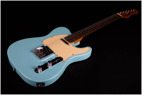 JET JT-300 BL R электрогитара, Telecaster, корпус липа, 22 лада, SS, цвет Sonic blue глубой фото 8