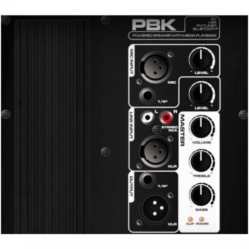 PEAVEY PBK 12PB 2-полосная активная акустическая система с USB, FM, Bluetooth, MP3-плеером, пи фото 2