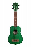 KALA KA-MRT-GRN-S укулеле сопрано, корпус - меранти, цвет - зеленый