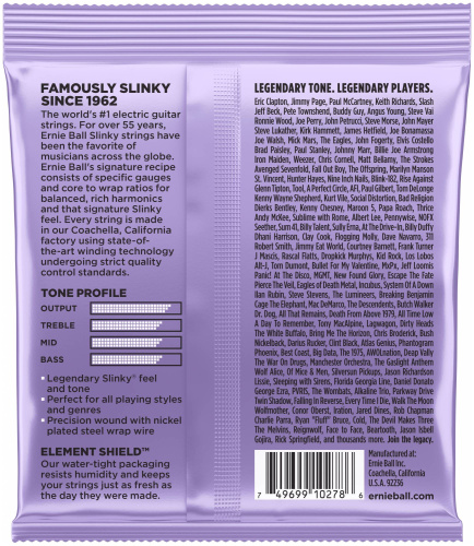 Ernie Ball 2227 струны для эл.гитары Nickel Wound Ultra Slinky (10-13-17-28-38-48) фото 2