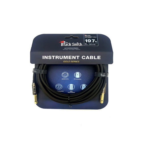 BlackSmith Instrument Cable Gold Series 19.7ft GSIC-STS6 инстр кабель, 6 м, прJack + прJack, поз ко