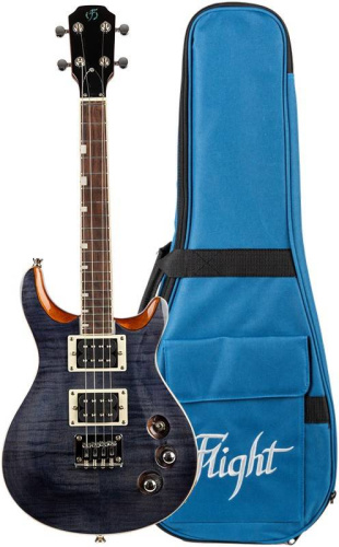 FLIGHT Vanguard Tenor TBK электроукулеле, PRS, тенор, чехол