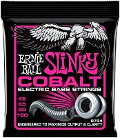 Ernie Ball 2734 струны для бас-гитары Cobalt Bass Super Slinky (45-65-80-100)
