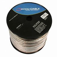 American Dj AC-SC2-4/100R Акустический кабель 2 x 4мм2, плоский цвет: прозрачный. катушка 100 метр