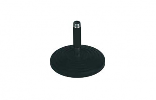 ROXTONE MS026 Black Мини-микрофонная настольная стойка, прямая: 6см., чугун, D:6,5см, вес: 0,5кг.