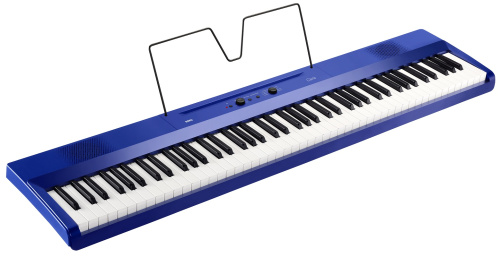 KORG L1 MB цифровое пианино Liano, 88 клавиш, цвет синий металлик. Пюпитр и педаль в комплекте фото 2
