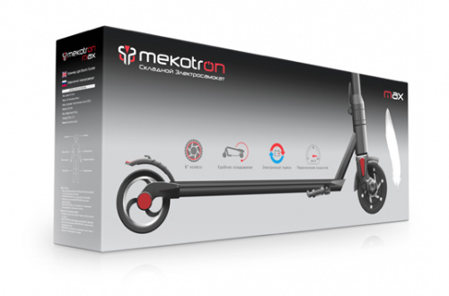 MEKOTRON MAX Электросамокат, 5,5" колеса, двигатель 350 Вт, фара, макс. скорость 20 км/ч, макс. нагр фото 3