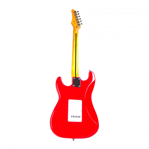 REDHILL STM300/RD эл.гитара, Stratocaster, 1V/2T/3P, S-S-H, ольха/клен+палисандр, цвет красный фото 6