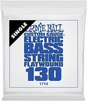 Ernie Ball 1713 струна для бас гитар. никель, Flat Wound калибр 130