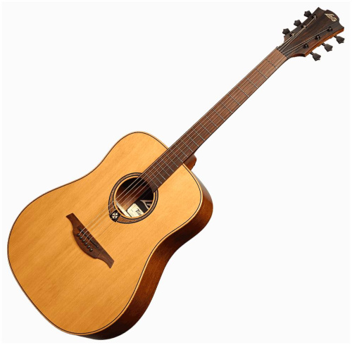 LAG T-170D Акустическая гитара, Дредноут, цвет натуральный фото 3