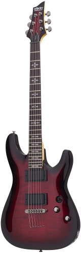 Schecter DEMON-6 CRB Гитара электрическая, 6 струн, 24 лада, зв сн Duncan Designed Active HB-105 фото 5