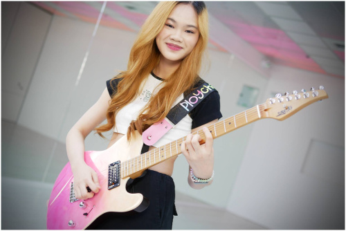 JET JT-450 QTPK электрогитара, Telecaster, корпус липа, топ тигровый клен, цвет PK фото 2