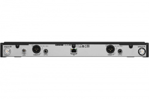 SHURE SLXD4DE H56 цифровой беспроводной двухканальный приемник (518-562 МГц) фото 2