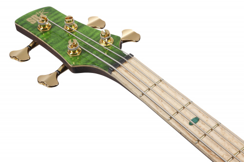 IBANEZ SR4FMDX-EGL электрическая бас-гитара, 4 струны, корпус ясень с топом из огненного клёна, цв фото 5
