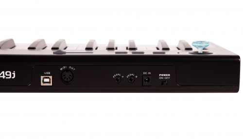 Axelvox KEY49j Black динамическая MIDI клавиатура USB, 49 клавиш, цвет черный фото 6