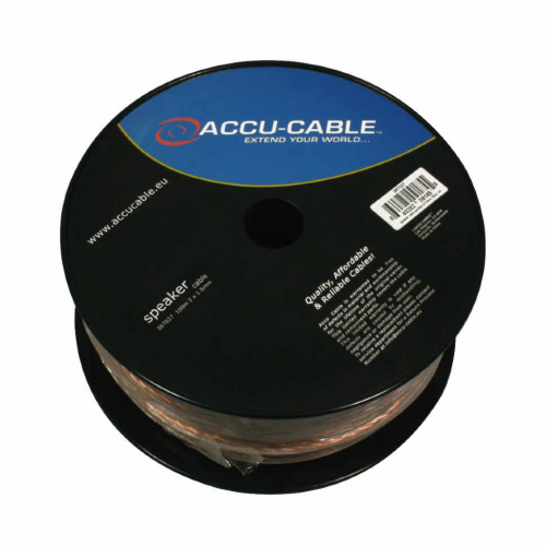 American Dj AC-SC2-1,5/100R Акустический кабель плоский 2 x 1,5мм2, цвет: прозрачный