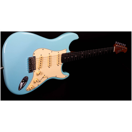JET JS-300 BL R электрогитара, Stratocaster, корпус липа, 22 лада,SSS, tremolo, цвет Sonic blue фото 15