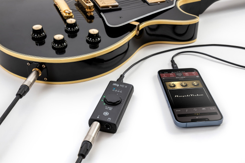 IK Multimedia iRig HD X универсальный гитарный интерфейс для iPhone/iPad Mac и ПК, кабели Lightning + USB-C в комплекте фото 4