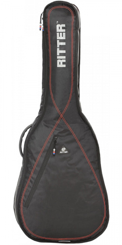 Ritter RGP2-CH/BRD Чехол для классической гитары 1/2, защитное уплотнение 10мм+5мм, цвет черный BRD