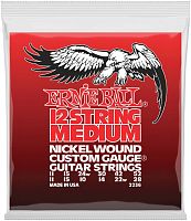Ernie Ball 2236 струны для 12стр. эл.гитары Nickel Medium 12 (11-11.15-15.24w-10.30-14.42-22w.52-28)