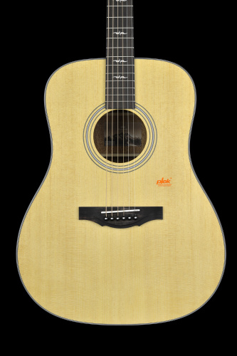KEPMA F1E-D Natural электроакустическая гитара, цвет натуральный, в комплекте чехол фото 3