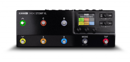 LINE 6 HX STOMP XL Напольный гитарный процессор. Динамический диапазон — 123 дБ. Более 300 эффектов и моделей усилителей, стерео фото 5