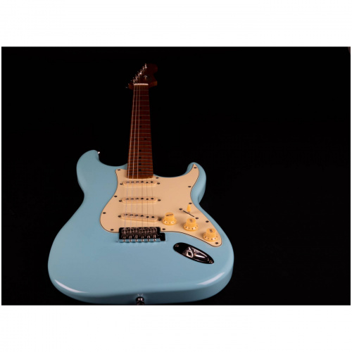 JET JS-300 BL электрогитара, Stratocaster, корпус липа, 22 лада,SSS, tremolo, цвет Sonic blue фото 6