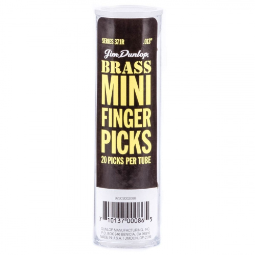 Dunlop Brass Fingerpick Mini 371R013 20Pack когти, толщина 0.13 мм, 20 шт.