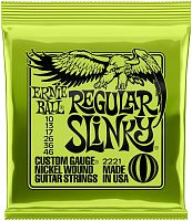 Ernie Ball 2221 струны для эл.гитары Nickel Wound Regular Slinky (10-13-17-26-36-46)