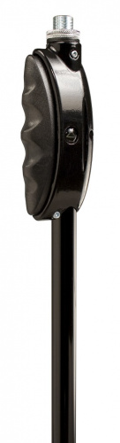 Ultimate LIVE-ST стойка микрофонная прямая "one-hand", цельная треугольная база, высота 113-188см, черная фото 2