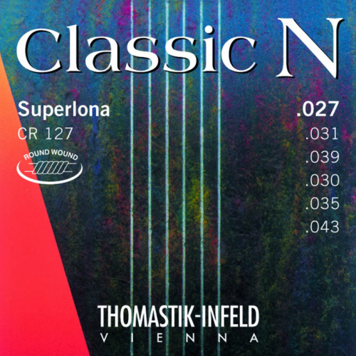 THOMASTIK CR127 Classic N струны для классической гитары, нейлон/посеребренная медь 027-043