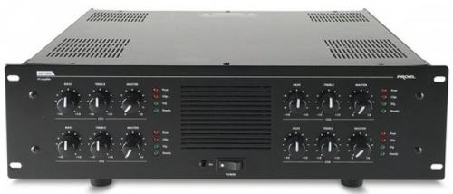 Proel AUP4250 Трансляционный усилитель: 4x250Вт (RMS), 4x380Вт (мах), 4/8/16Ом, 100В, 50Hz-20KHz. В