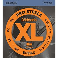 D'Addario EPS160 струны для бас-гит, ProSteels/Long, 50-105