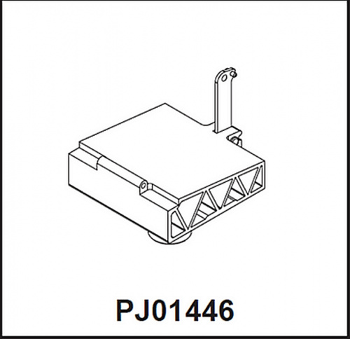 INVOTONE PJ01446 адаптер для установки мини-модулей линейного массива MLA 4 на стойку фото 3