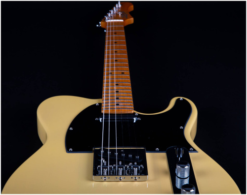 JET JT-350 BSC электрогитара, Telecaster, корпус липа, 22 лада, SS, цвет Buterscotch фото 12