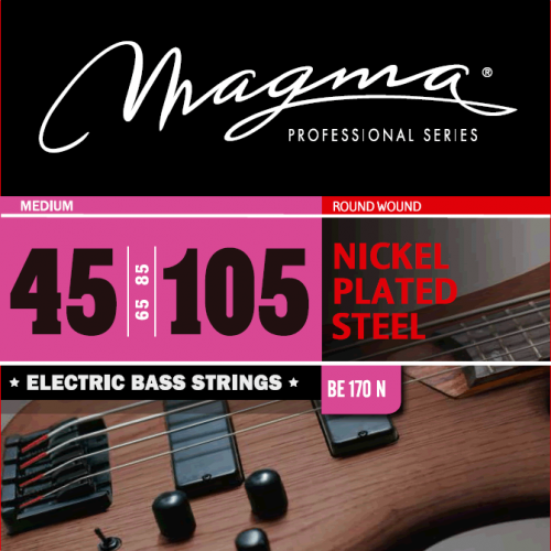 Magma Strings BE170N Струны для бас-гитары Серия: Nickel Plated Steel Калибр: 45-65-85-105 Обмо